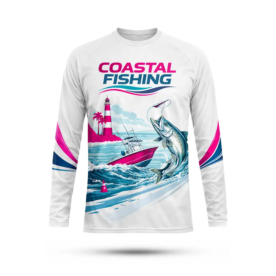 Full Sublimation Breathable 100% Polyester for Men High Quality Custom Anti-UV Anti-Bacterial Long Sleeve Quick Dry Winter — Zefal Industries product photograph 2 of 2