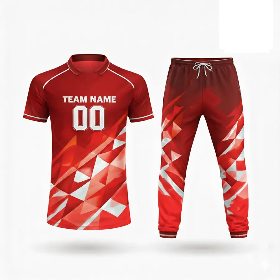 Wholesale Custom Cricket Uniform Sublimated Design Team Jersey 100% Polyester Anti-Bacterial Men's Custom Colors Logo — Zefal Industries product photograph 1 of 2