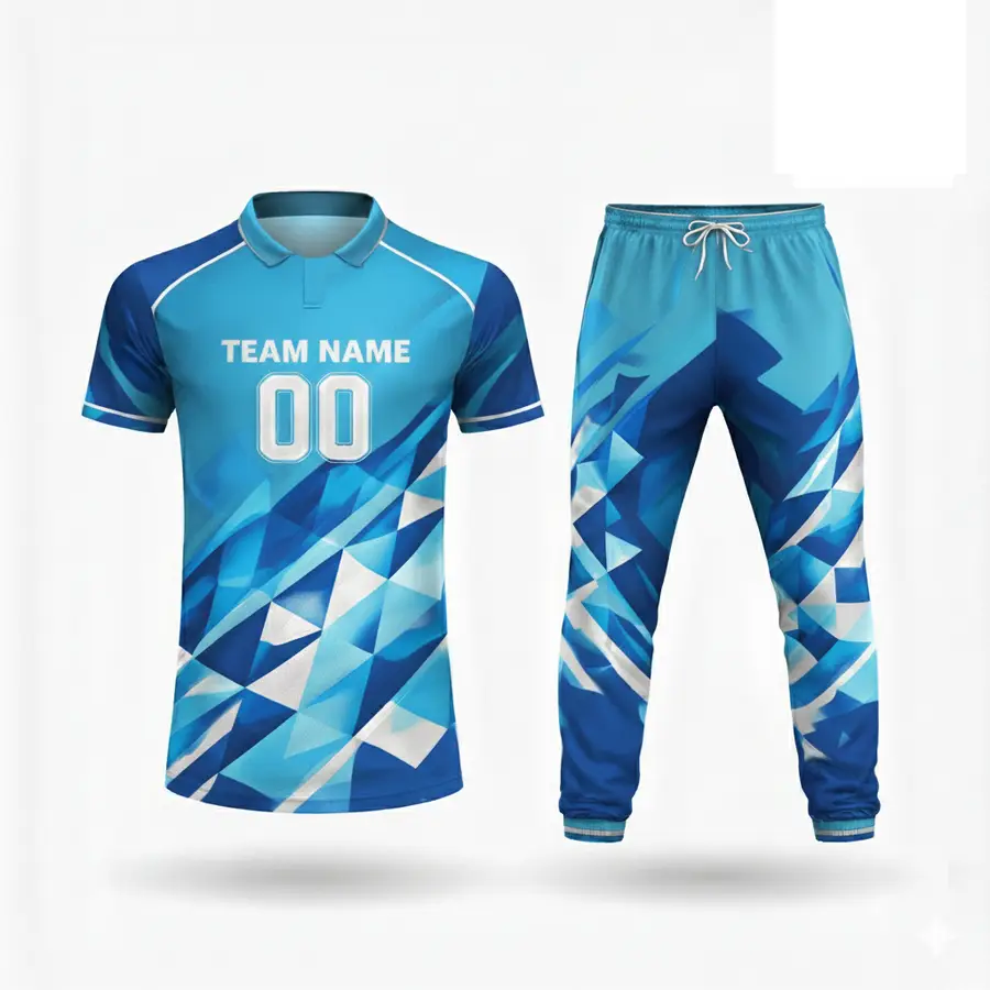 Wholesale Custom Cricket Uniform Sublimated Design Team Jersey 100% Polyester Anti-Bacterial Men's Custom Colors Logo — Zefal Industries product photograph 2 of 2