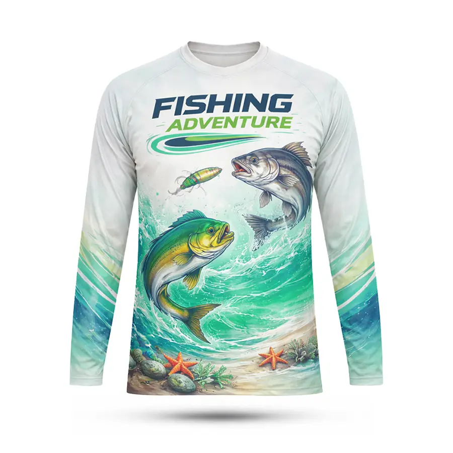 UV Quick Dry Breathable 100% Polyester Jersey Full Sleeve for Wholesale Professional +50 UPF Anti-Bacterial Winter Men's — Zefal Industries product photograph 2 of 2