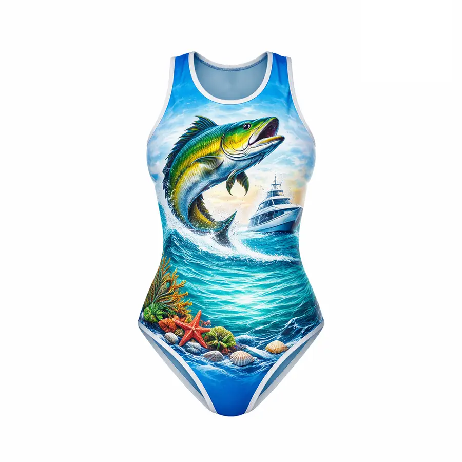 Custom Wholesale One Stylish Swimwear Brazilian Bottom Halter Neckline Tank Plus Size Front Logo Jewelry Windproof 100% — Zefal Industries product photograph 1 of 2