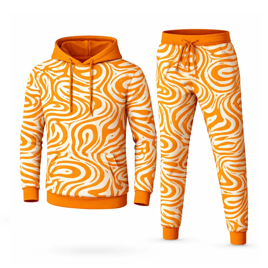 Custom Winter Waterproof Windproof Reversible Tracksuit for Men Full-Zip Jogger Pants Two-Piece Sportswear Set Digital 100% — real Zefal Industries product photograph