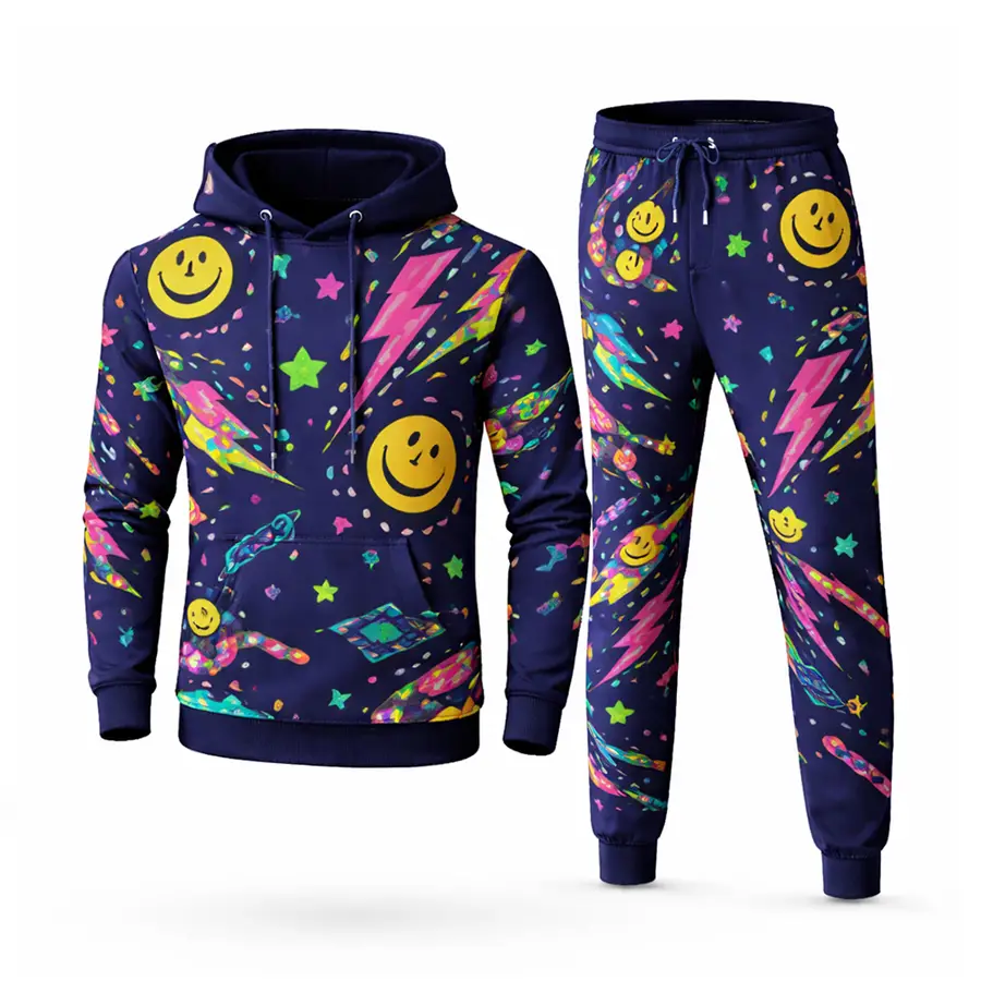 New Arrival 100% Bamboo Fiber Winter Heart Digital Printed Custom Print ODM Beaded Embroidered Men Unisex Bleached Hoodie Blank — Zefal Industries product photograph 1 of 2