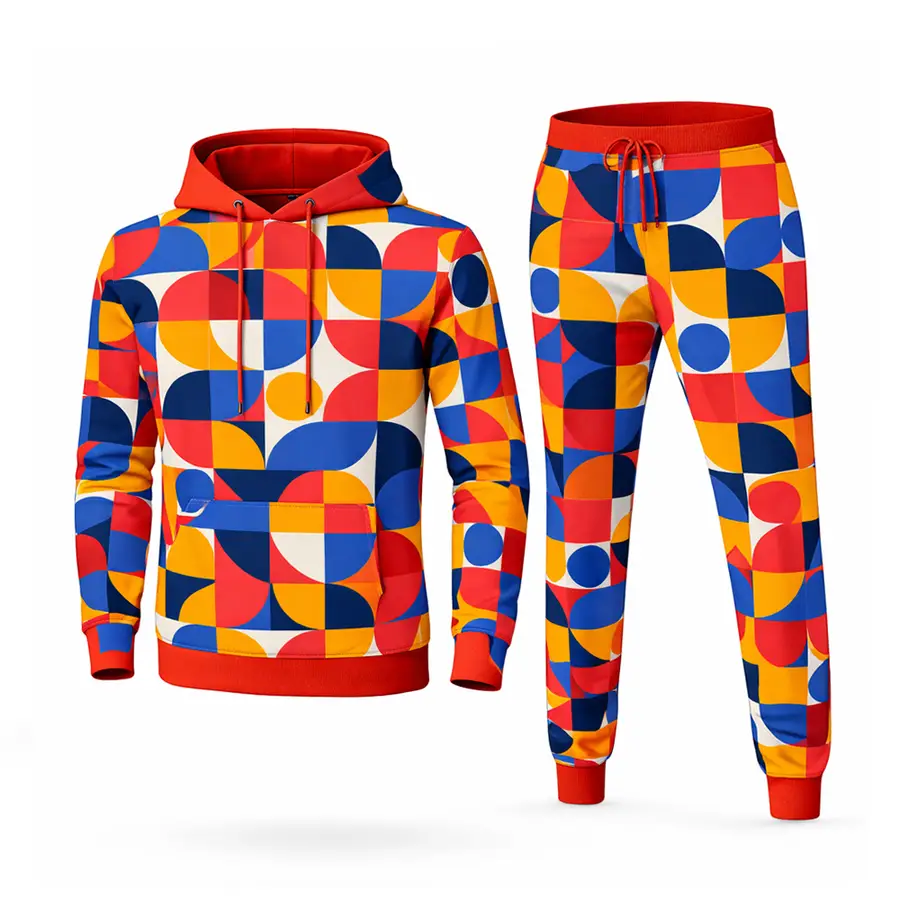 Unisex White 100% Bamboo Fiber Fleece Lined Heart Digital Printed Waterproof Embroidered Beaded Sporty Vacation Winter Pullover — Zefal Industries product photograph 1 of 2
