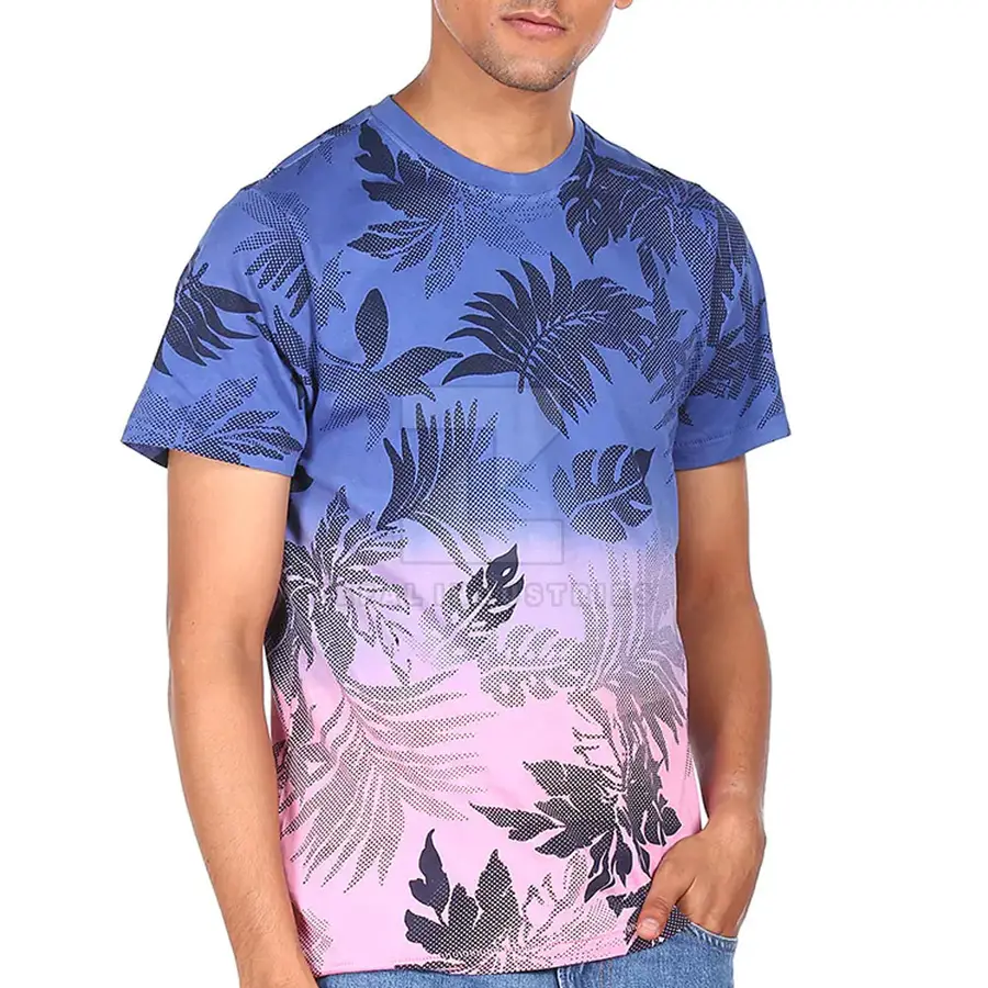 Unique Design New Arrival Men Sublimation T-Shirts Plus Size Quick Dry 100% Cotton Eco-Friendly Breathable — real Zefal Industries product photograph