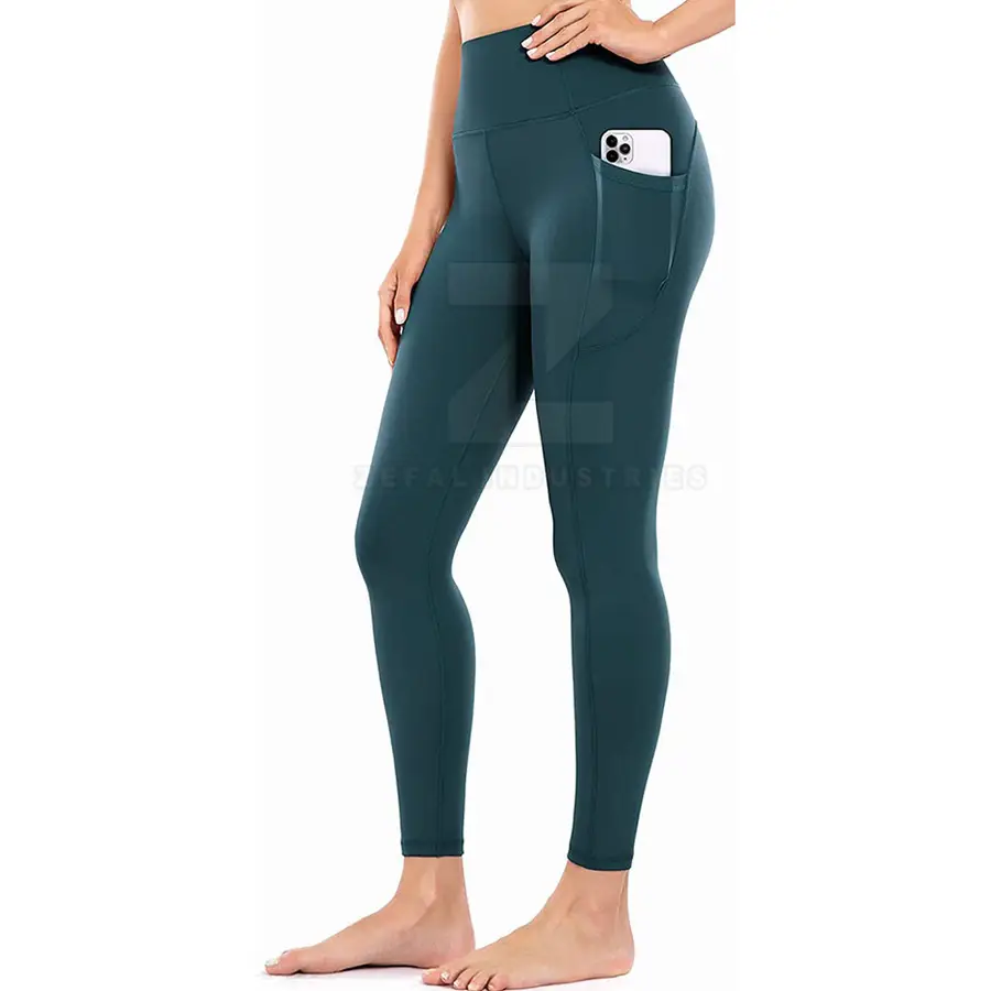 OEM Service Women Elastic Waist Yoga Leggings Gym Wear Women Leggings For Online Sale — real Zefal Industries product photograph