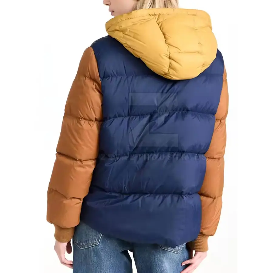 Soft Touch Breathable Windproof Eco-Friendly Winter Women Puffer Jacket Casual Street Look High Quality Nylon/Polyester — Zefal Industries product photograph 2 of 2