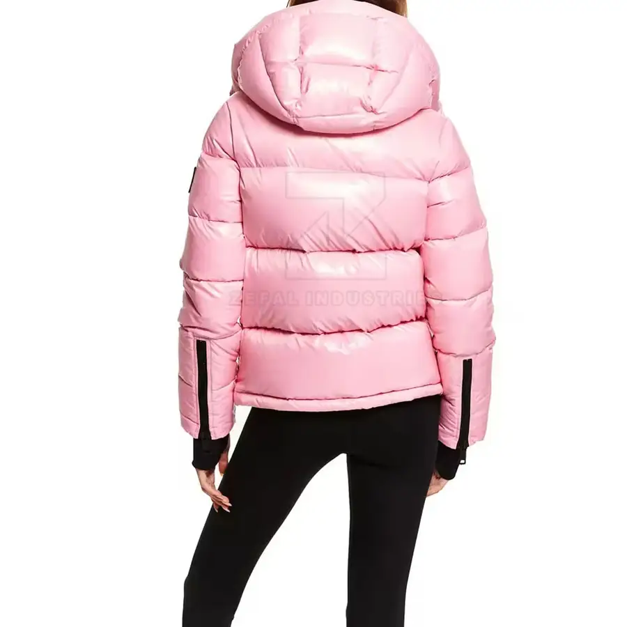 New Style Women Puffer Jackets Custom Your Own Logo 2025 Best Design Breathable Eco-Friendly Windproof High Quality — Zefal Industries product photograph 2 of 2