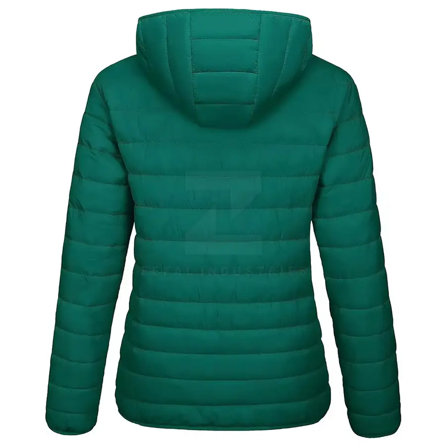 Modern Style Women Puffer Jacket Lightweight Breathable Eco-Friendly Windproof Polyester/Nylon Winter Jacket 2025 Made Pakistan — Zefal Industries product photograph 2 of 2