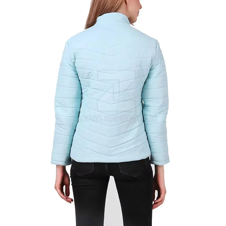 Longline High Quality Customizable Women Puffer Jacket Hood Adjustable Zipper Pockets Breathable Windproof Eco-Friendly — Zefal Industries product photograph 2 of 2