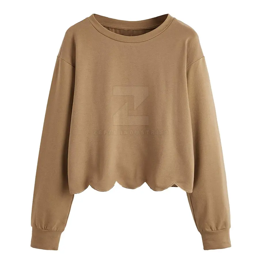 High Quality Women's Winter Sweatshirts 100% Cotton Front Logo Breathable Fashionable Oversized Casual Customized — Zefal Industries product photograph 1 of 2