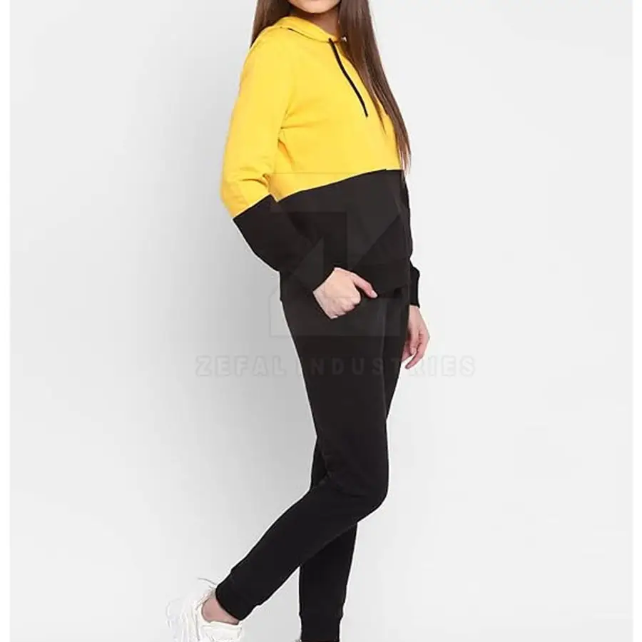 Online Sale Wholesale Women Winter Plus Size Hooded Tracksuits Premium Quality 100% Cotton Windproof Breathable New Design — Zefal Industries product photograph 2 of 2