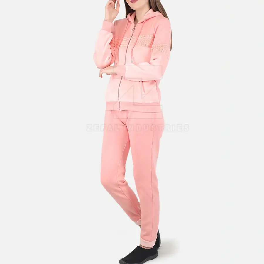 Hot Selling Winter Plus Size Hooded Tracksuits 100% Cotton Premium Fabric Customized Colors New Design Solid Color Bulk Quantity — Zefal Industries product photograph 2 of 2