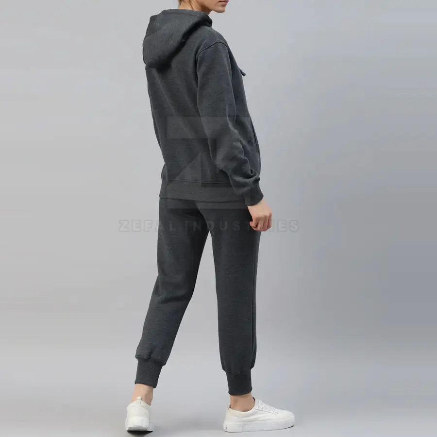 Premium Quality Wholesale Women Winter Plus Size Hooded Windproof Breathable Tracksuits Sets 100% Cotton Customizable — Zefal Industries product photograph 2 of 2