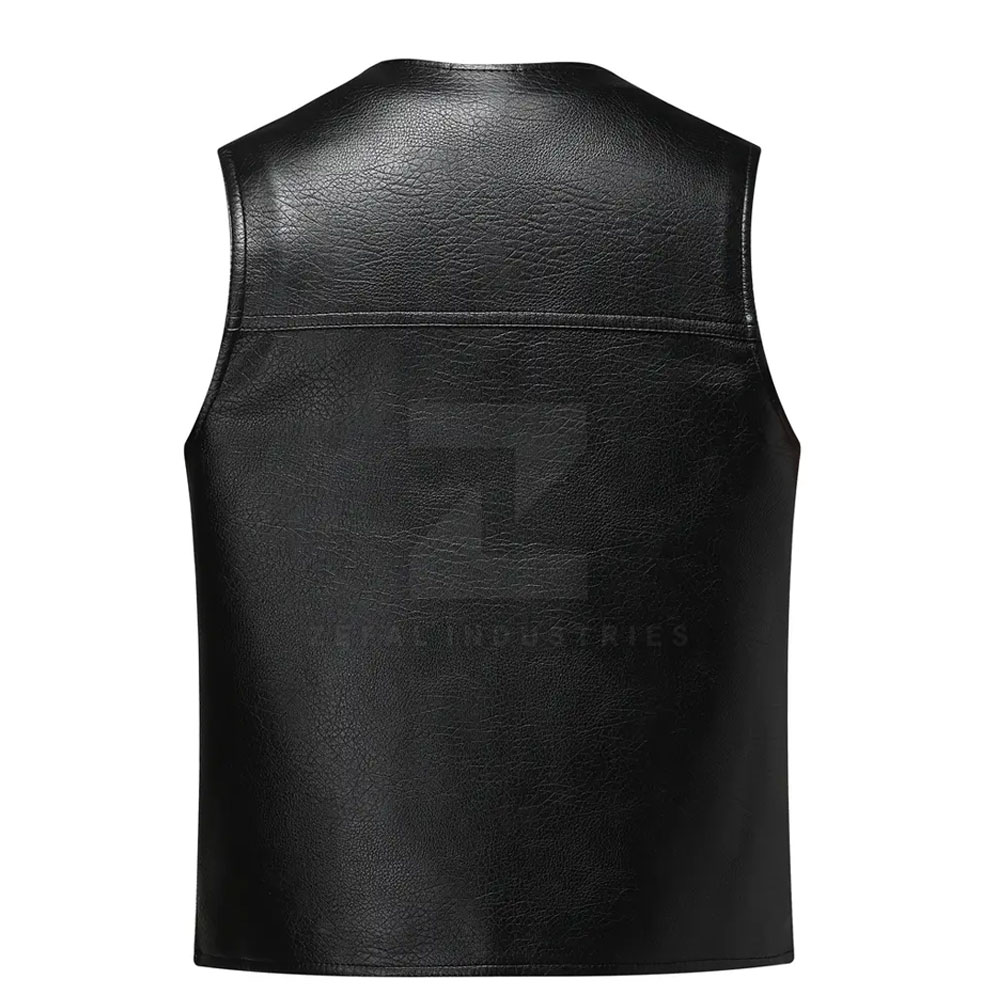 Leather Vest — Zefal Industries product photograph 2 of 2