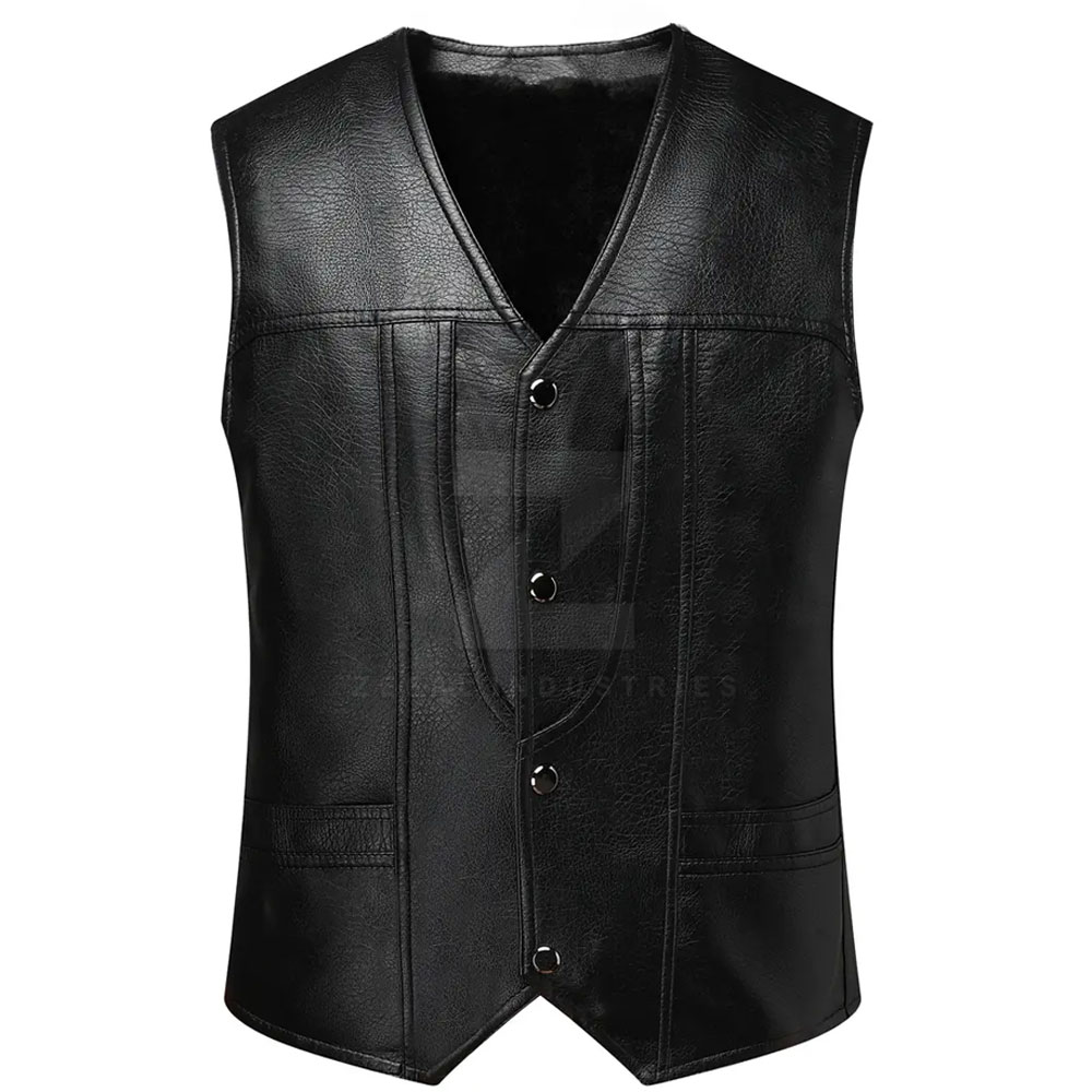 Leather Vest — Zefal Industries product photograph 1 of 2