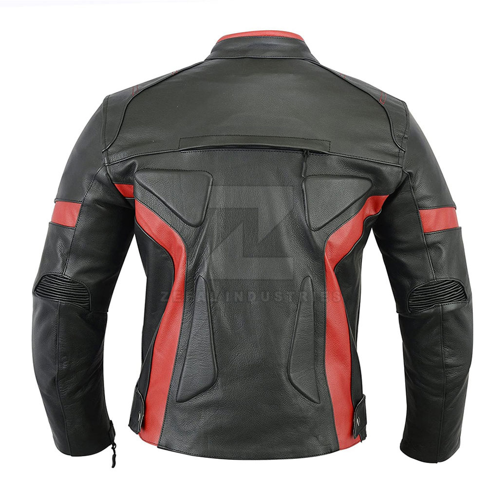 Leather Motorbike Jacket — Zefal Industries product photograph 2 of 2